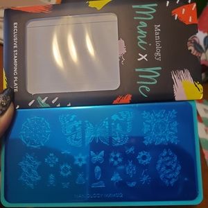 Maniology ManiXMe Metamorphosis stamping plate mxm012 NWOT